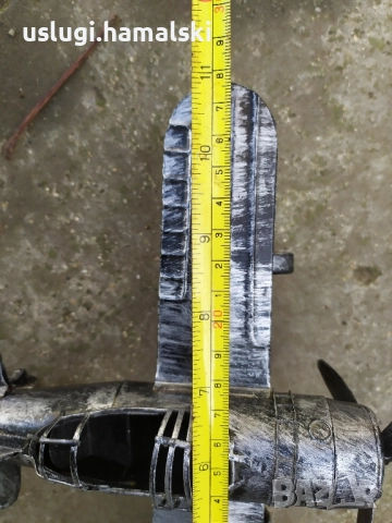 Метален макет/играчка самолет, снимка 8 - Антикварни и старинни предмети - 52546910