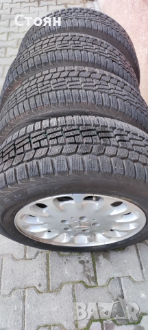 Нови зимни гуми с джанти за мерцедес w211, снимка 2 - Гуми и джанти - 52327303