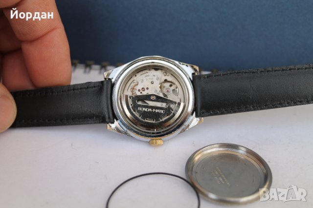 Швеицарски мъжки автоматичен часовник ''Jowissa'' 25 камъка, снимка 10 - Антикварни и старинни предмети - 38729843
