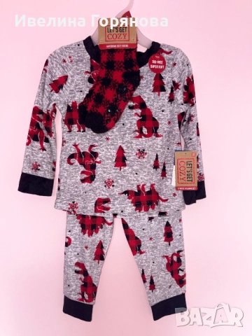 Детска мека пижама + чорапки размер 24м. 