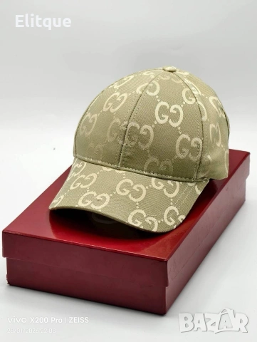 шапка с козирка fendi Gucci , снимка 6 - Шапки - 53289087