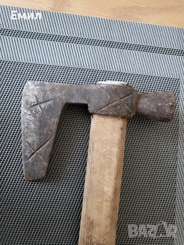 Стара кована брадвичка брадва, снимка 2 - Колекции - 52855882