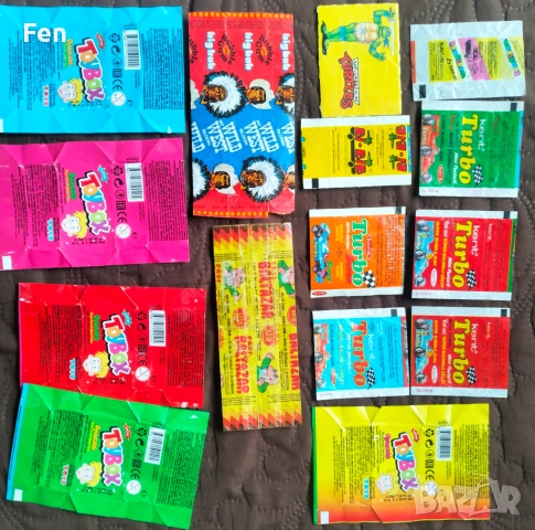 Опаковки от дъвки , снимка 5 - Колекции - 52582613
