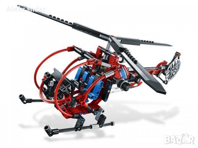 LEGO TECHNIK 8068 - Rescue Helicopter Лего техник, снимка 4 - Конструктори - 36775475