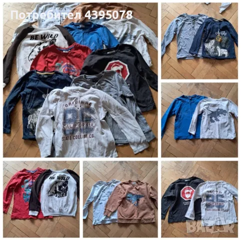 блузи 122-128- общо 15лв., снимка 1