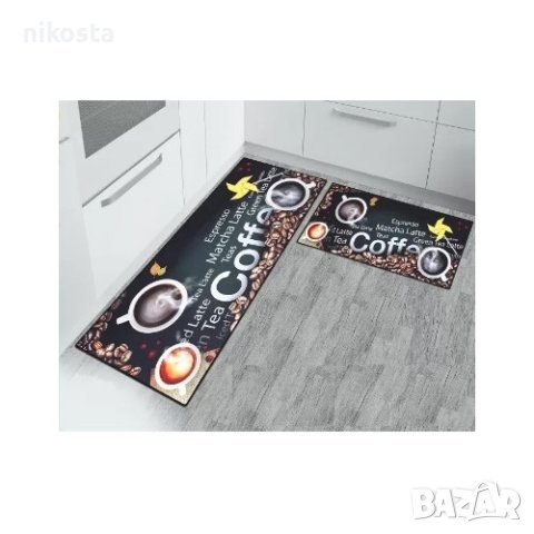 Комплект водоустойчиви противоплъзгащи постелки за кухня, различни цветове