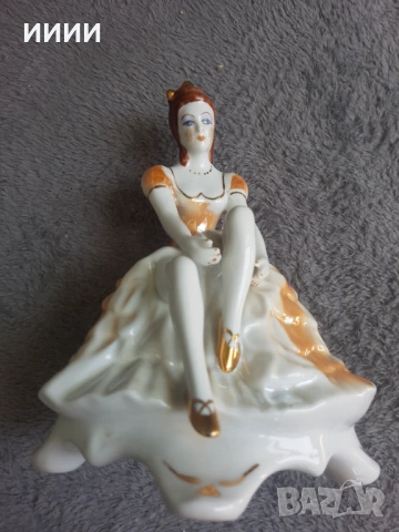 Порцеланова статуетка фигурка балерина, снимка 2 - Антикварни и старинни предмети - 53144868