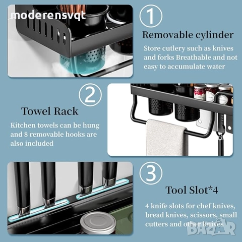 Кухненски органайзер 2 етажа многофункционален рафт за прибори, подправки, кърпи, снимка 4 - Аксесоари за кухня - 51987253