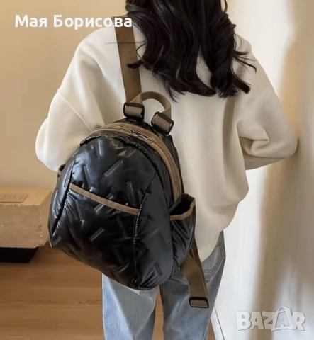 Дамска пухена раница, снимка 4 - Раници - 52209733