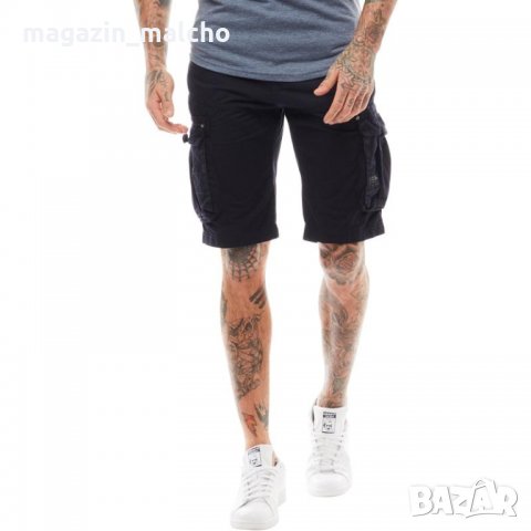 МЪЖКИ КЪСИ ПАНТАЛОНИ – Crosshatch Norbury Twill Cargo Shorts; размер: W30