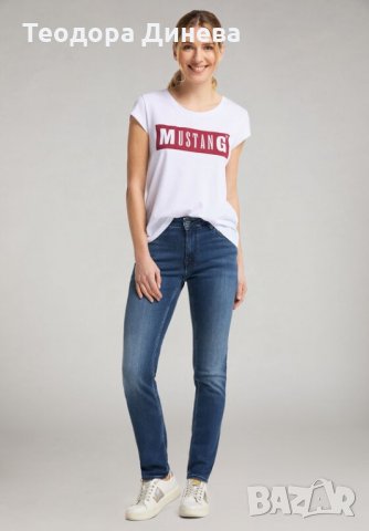 Дамски дънки Mustang jeans , снимка 3 - Дънки - 35376793