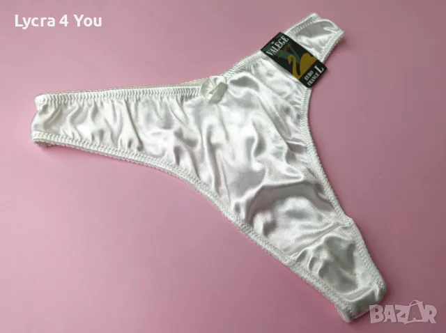 S/M нова с етикет прашка от еластичен сатен, снимка 6 - Бельо - 48093521