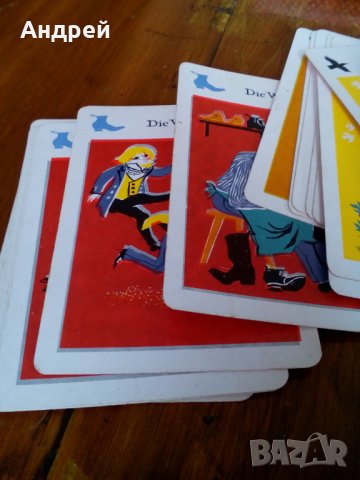 Стари детски карти за игра #3, снимка 5 - Антикварни и старинни предмети - 27640829