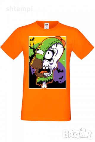 Мъжка тениска The Simpsons Homer Simpson 02,Halloween,Хелоуин,Празник,Забавление,Изненада,Обичаи,, снимка 9 - Тениски - 38136367