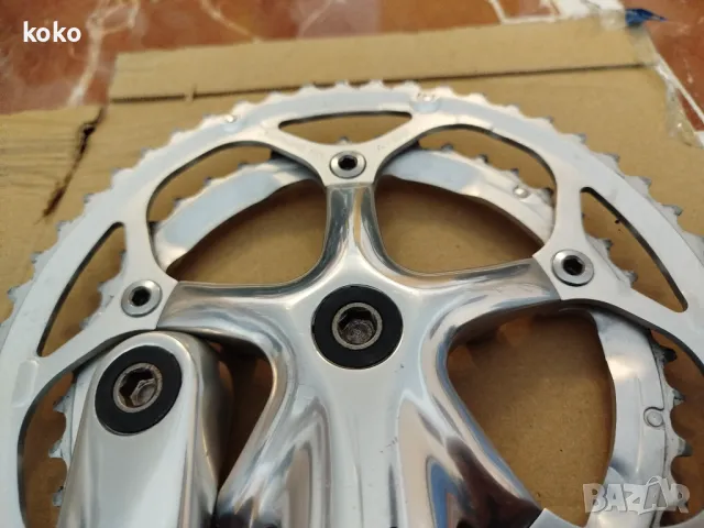 Средно движение венци курбели Shimano 105 , снимка 5 - Части за велосипеди - 49545938