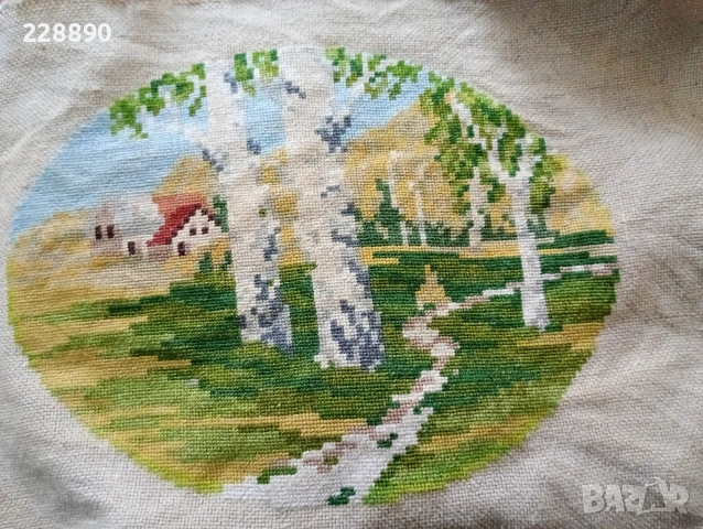 Гоблени ръчно ушити , снимка 5 - Гоблени - 46761075