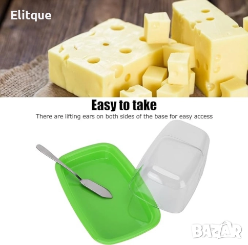 Комплект кутия за съхранение на масло и прибор за мазане