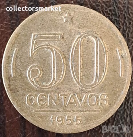 50 центаво 1955, Бразилия