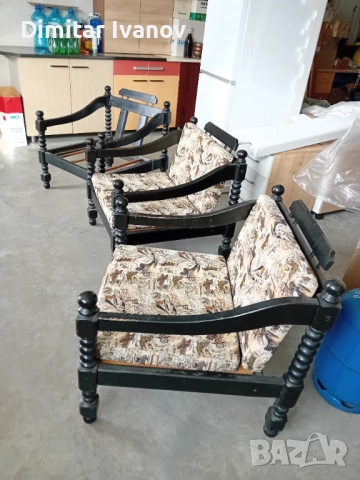 Фотьойли масивно дърво , снимка 2 - Дивани и мека мебел - 52677105