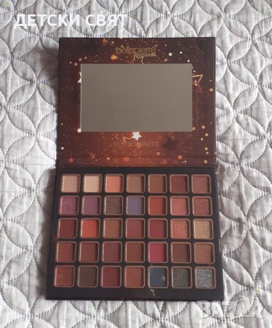 Нова палитра сенки за очи с огледало Вellapierre- 35 цвята, снимка 7 - Козметика за лице - 43350232