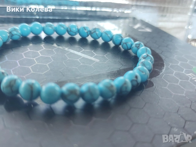 Гривна "Силата на Небето" –  Тюркоаз, снимка 5 - Гривни - 52798941