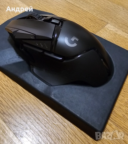 Logitech G502 Lightspeed безжична мишка + нови крачета Corepad, снимка 2 - Клавиатури и мишки - 52711619