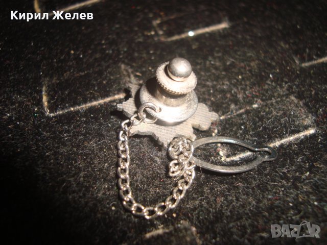 ВИНТИДЖ РЯДКА ЕМАЙЛИРАНА ЗНАЧКА с ГЕРБ 21671, снимка 4 - Колекции - 32523973