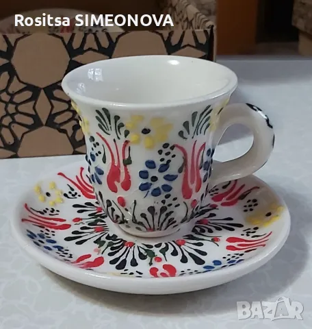 Комплект от 2 чашки за кафе, снимка 7 - Чаши - 48150533