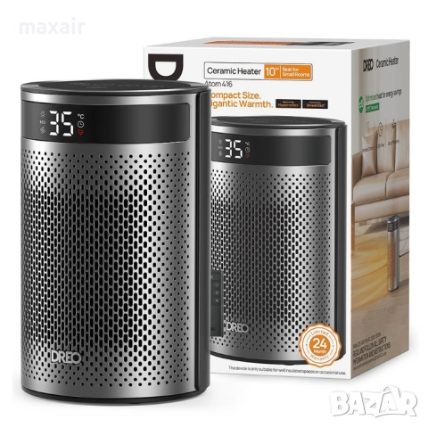 Вентилаторна печка DREO Atom 416*Гаранция 2 години, снимка 14 - Отоплителни печки - 52902556