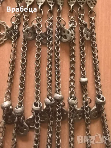 Възрожденски сребърен накит. Косичник, снимка 6 - Антикварни и старинни предмети - 50412551