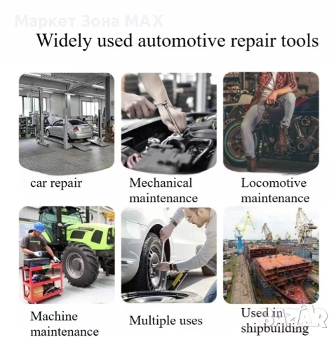 Универсалнен преносим комплект инструменти – 499 части в алуминиев куфар, снимка 5 - Други инструменти - 52926041