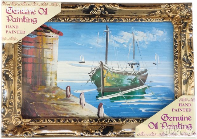 Маслена картина ръчно рисувана с красив изглед - Подходящ подарък