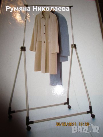 закачалка за дрехи - устойчива стоманена конструкция, снимка 6 - Други стоки за дома - 32365700