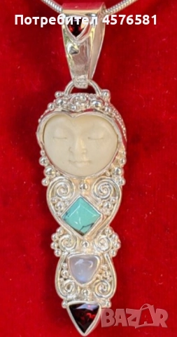 сребърно бижу произведено на остров Бали, снимка 1