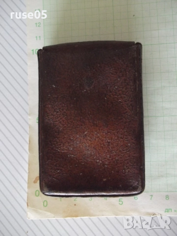 Калъф кожен за цигари от м-н "СБХ" от соца, снимка 2 - Колекции - 51553431