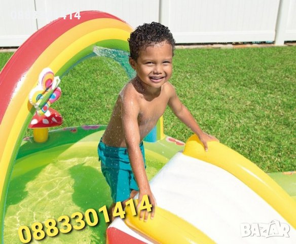Огромен детски воден център Басейн Пързалка Надуваеми играчки подарък , снимка 4 - Басейни и аксесоари - 33510209