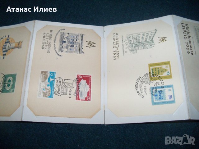 Албум 8 карти максимум ГДР 1959-1964г. , снимка 4 - Филателия - 29073464