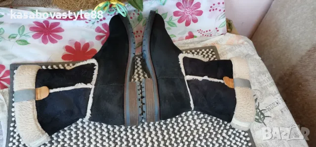 Ботуши Mexx 38 н. Естествен велур , снимка 10 - Дамски ботуши - 47882850