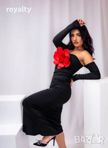 Стилна дамска рокля , снимка 7 - Рокли - 49492569