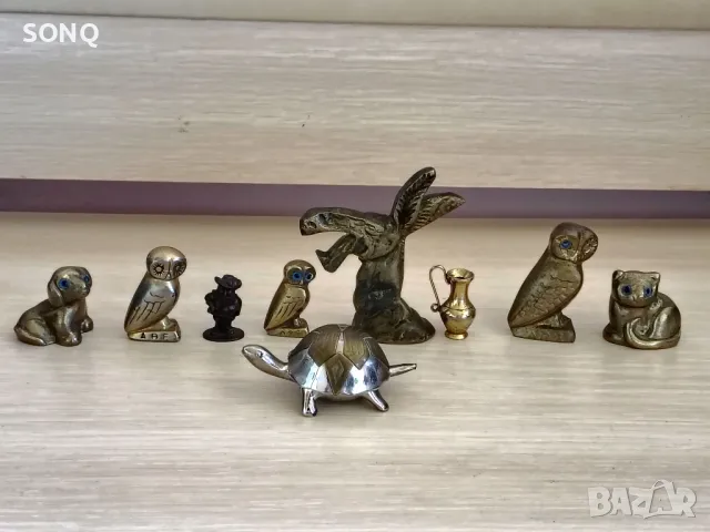 Колекционерски Лот Стари Бронзови Фигурки- Животни
