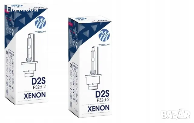 Комплект 2 бр. Крушки Xenon КСЕНОН 35 W D2S 4300К 6000К за кола, снимка 4 - Аксесоари и консумативи - 32222635