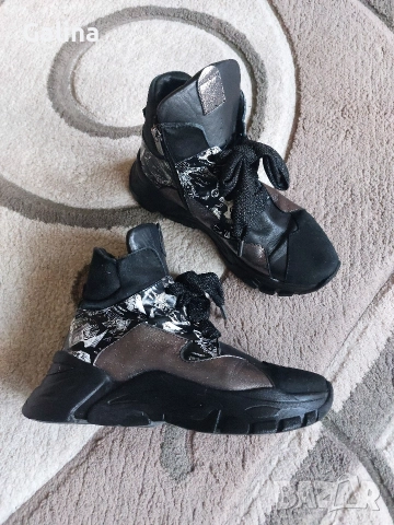 спортно елегантни дамски боти от естествена кожа, снимка 3 - Дамски боти - 52659135