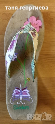 чехли/сандали на платформа Skechers , снимка 2 - Сандали - 50677276