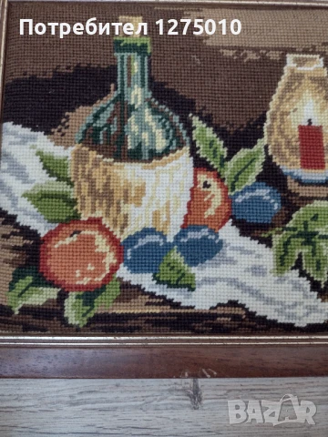 Два бр. Гоблен молещи ръце , снимка 3 - Гоблени - 51159244