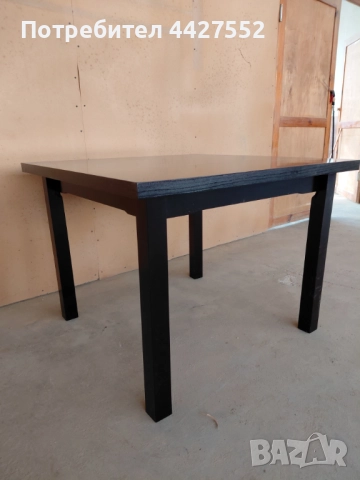 Трапезна маса ф110 см  дъб и още 6 бр., снимка 10 - Маси - 52447007