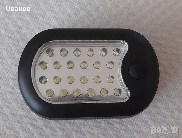 Фенерче/ лампа за къмпинг с кука и магнит за закрепяне + батерии, снимка 1 - Къмпинг осветление - 33480048