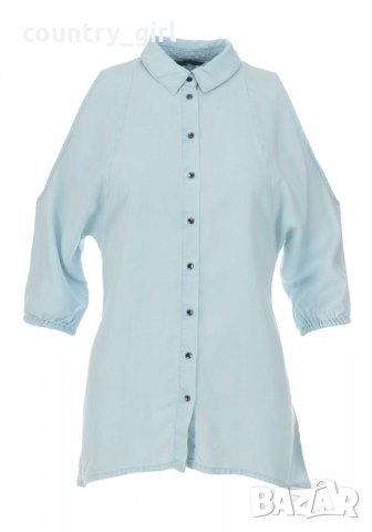 Guess Jeans Koszula Exposed Shoulder - страхотна дамска туника, снимка 3 - Туники - 28990615