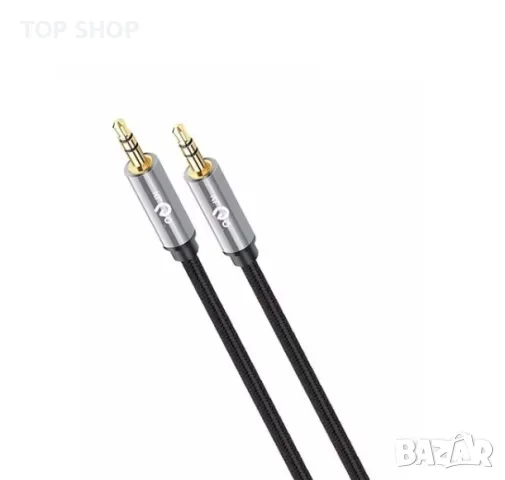 Аудио кабел KLGO, Жак 3.5 мм, AUX, М/М, 1м, снимка 4 - Ресийвъри, усилватели, смесителни пултове - 48842457