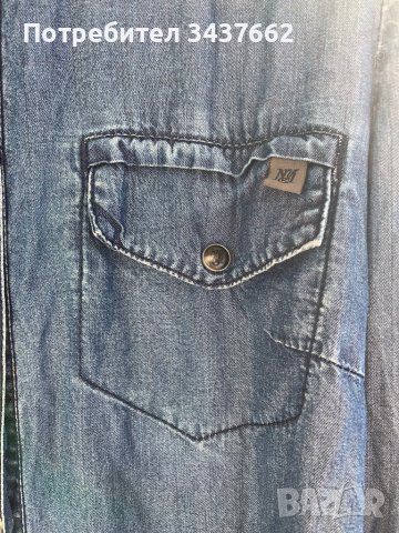 Дънкова риза, снимка 3 - Ризи - 42963282