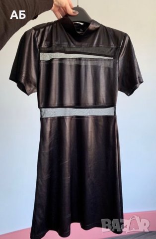 Малка черна рокля с мрежичка, снимка 2 - Рокли - 37074906